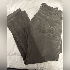 Worn and washed once Kuhl Rydr dark green pants 34x34